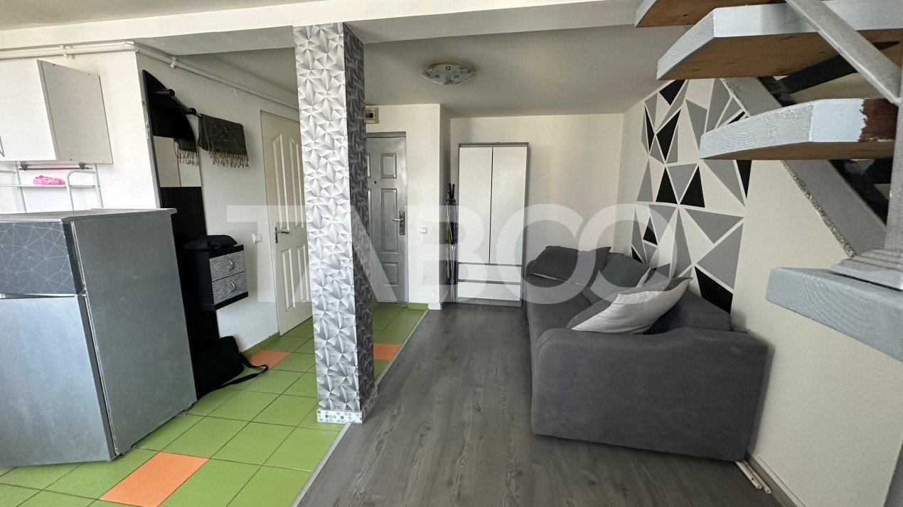 Apartament 51 mpu mobilat utilat zona Vasile Aaron Sibiu  