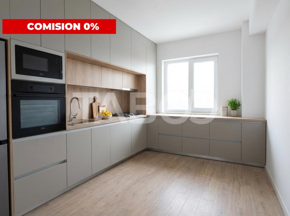 Apartament 60 mp -intabulat- la cheie - cu 2 camere balcon si parcare  in Sibiu - Calea Surii Mici
