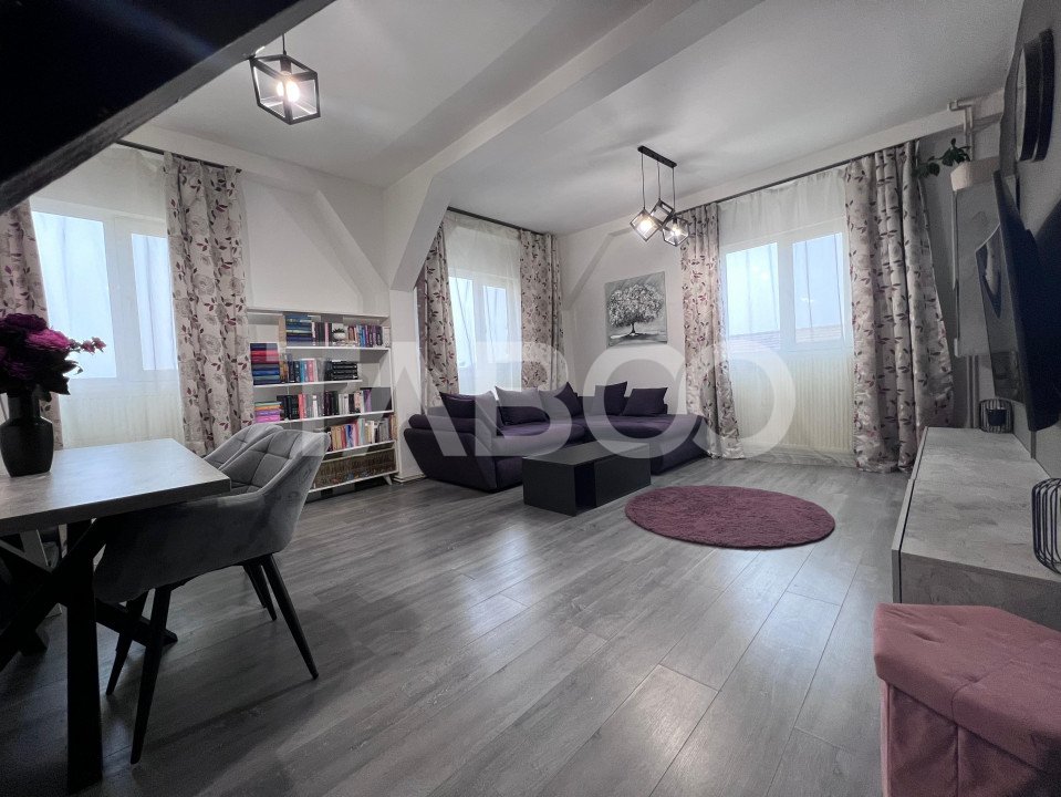 Apartament 64 mpu balcon   zona Mihai Viteazul mobilat utilat 3 camere