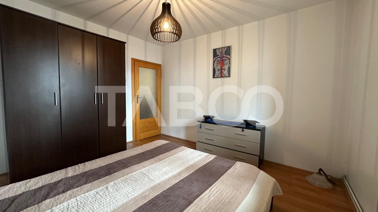 Apartament 65 mpu 3 camere pivnita 2 bai balcon  zona Turnisor Sibiu  