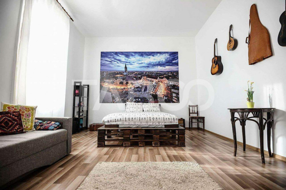 Apartament 85mp  2 camere+ boxa CENTRUL ISTORIC SIBIU 