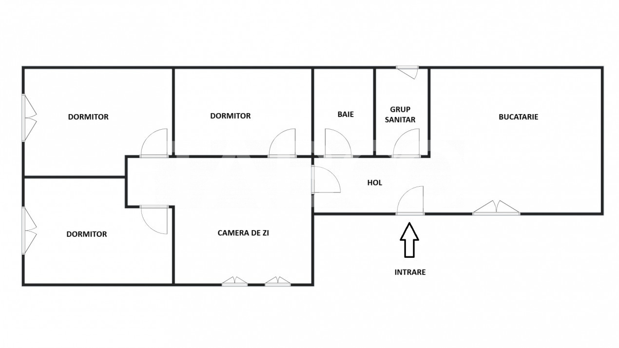 Apartament 89 mpu 4 camere 2 bai loc parcare si pivnita central Sibiu