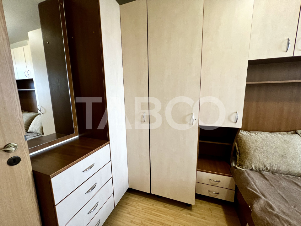 Apartament complet mobilat 2 camere de vanzare pe Semaforului Sibiu