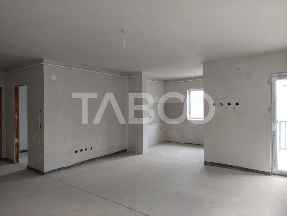 Apartament cu 2 camere 51 mpu balcon si LOC PARCARE zona Doamna Stanca in Sibiu - Doamna Stanca