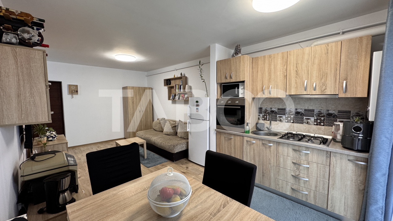 Apartament cu 2 camere de vanzare mobilat utilat 39mp Magnolia Sibiu
