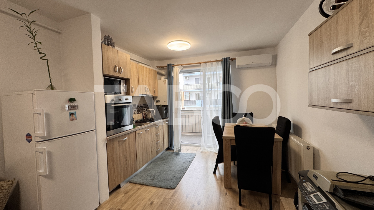 Apartament cu 2 camere de vanzare mobilat utilat 39mp Magnolia Sibiu