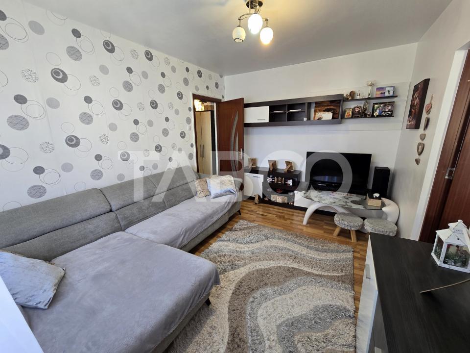 Apartament cu 2 camere mobilat utilat pivnita 4 mp Vasile Aaron Sibiu