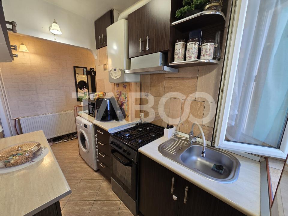 Apartament cu 2 camere mobilat utilat pivnita 4 mp Vasile Aaron Sibiu