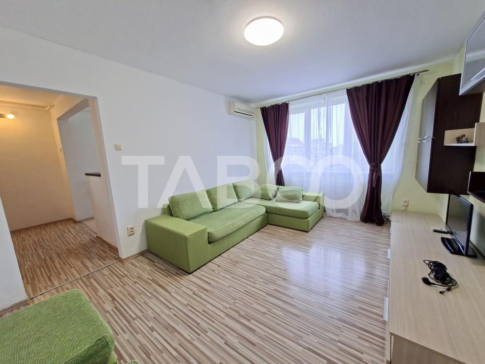 Apartament cu 3 camere si balcon de inchiriat in Sibiu zona Rahovei