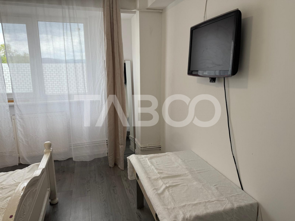 Apartament de inchiriat 2 dormitoare mobilat utilat Central Sibiu  