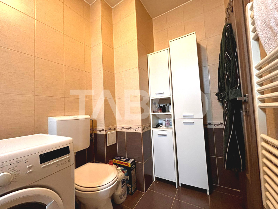 Apartament de vanzare 2 camere mobilat utilat balcon parcare Selimbar