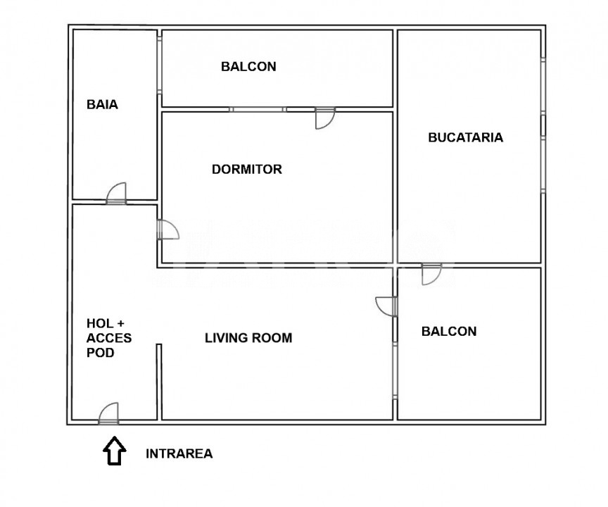 Apartament de vanzare 2 camere pod depozitare parcare si 2 balcoane