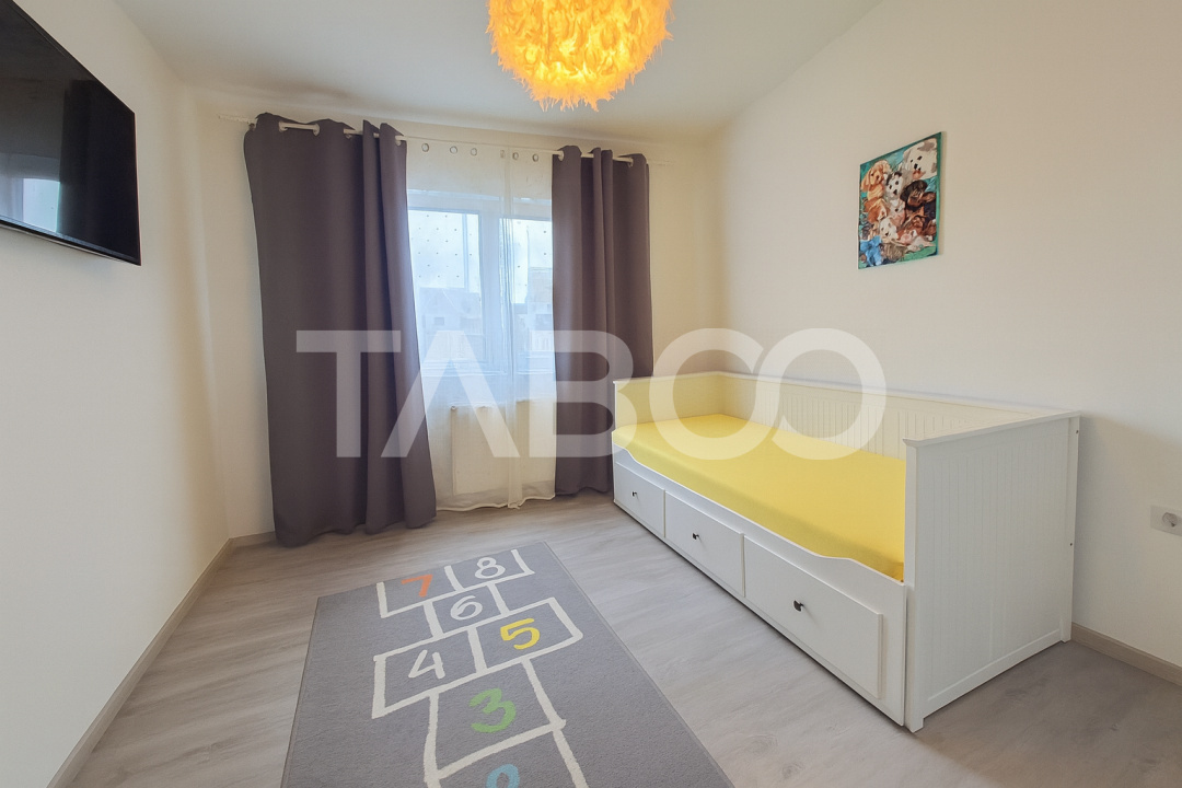 Apartament de vanzare 3 camere 2 bai gradina 74mp si parcare Selimbar