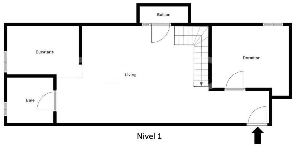 Apartament de vanzare 4 camere 2 bai si balcon Calea Cisnadiei