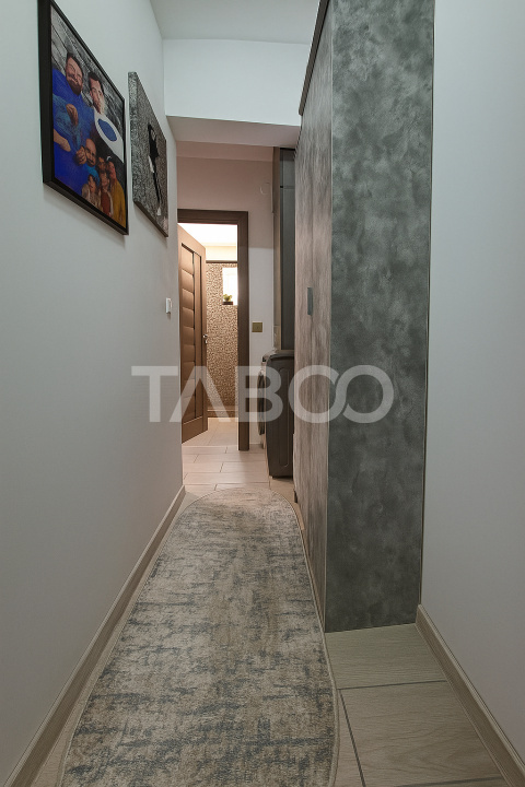 Apartament de vanzare cu 3 camere la etajul 1 mobilat utilat complet