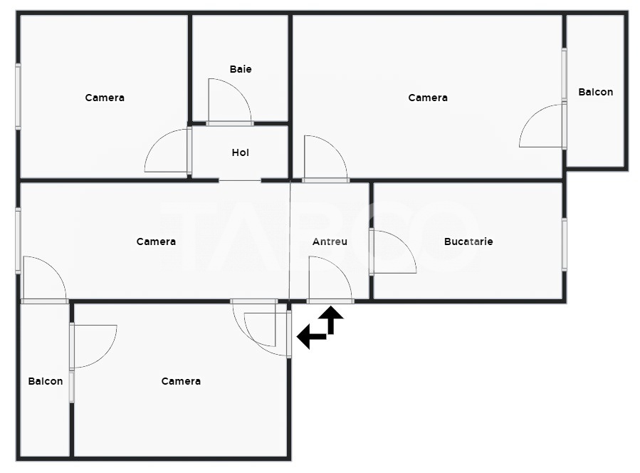 Apartament de vanzare cu 4 camere renovat integral Dioda Sibiu