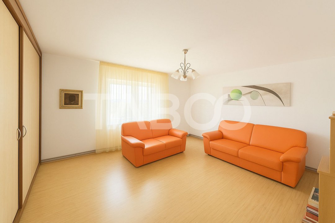 Apartament de vanzare Terezian etaj intermediar 3 camere 2 bai balcon in Sibiu - Lunga