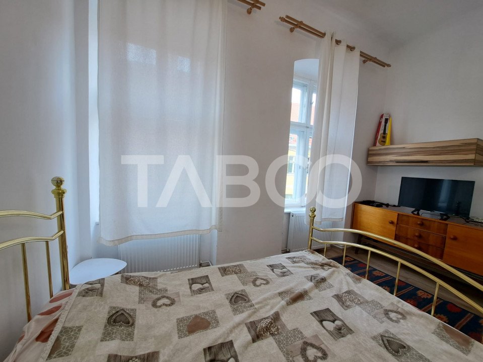 Apartament de vanzare Ultracentral Sibiu etaj 1 renovat mobilat utilat