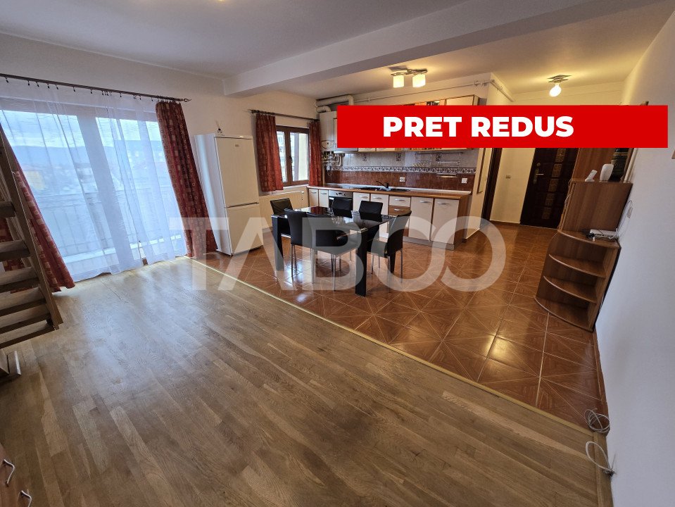 Apartament decomandat 106 utili 4 camere 2 bai 2 balcoane Milea Sibiu in Sibiu - G-ral Vasile Milea