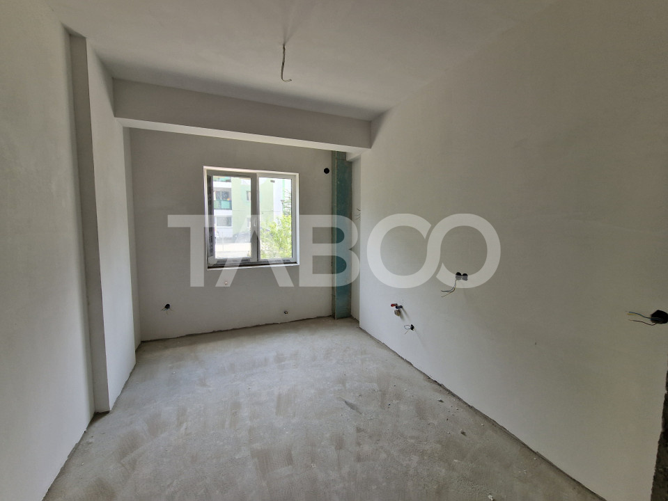 Apartament decomandat 2 camere 63 mpu 2 balcoane Rahovei Sibiu