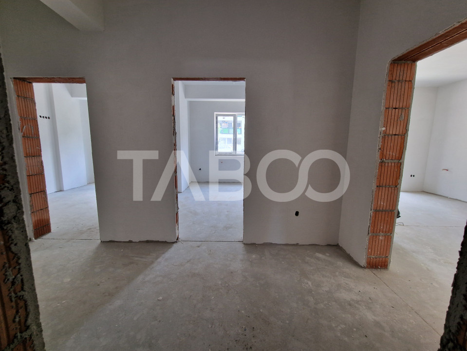 Apartament decomandat 2 camere 64 mpu 2 balcoane 12 mp Rahovei Sibiu