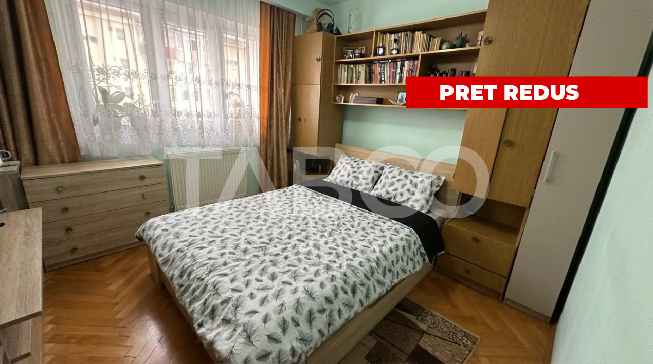Apartament decomandat  2 camere cu Pivnita zona Valea Aurie Sibiu
