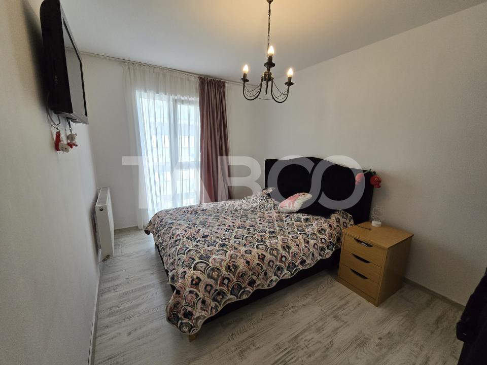 Apartament decomandat 3 camere 2 bai balcon lift City Residence Sibiu