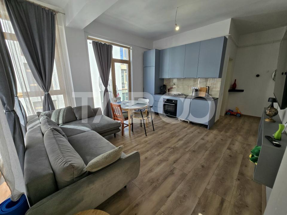 Apartament decomandat 3 camere 2 balcoane parcare Shopping City Sibiu in Sibiu - Octavian Goga