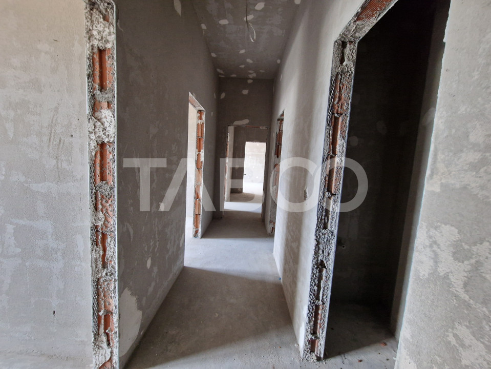 Apartament decomandat 3 camere 85 mpu 2 balcoane 2 bai Rahovei Sibiu