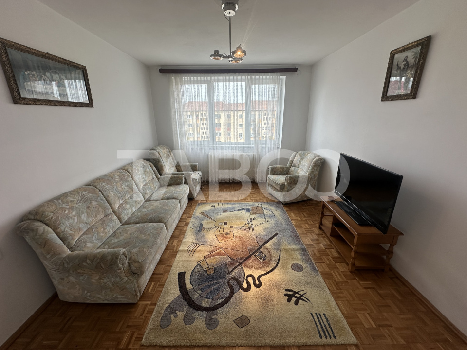 Apartament decomandat 3 camere etaj 4 zona Rahovei Sibiu