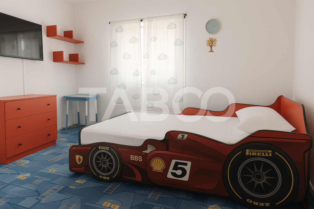 Apartament decomandat 3 camere loc de parcare pod cu echipamente sport