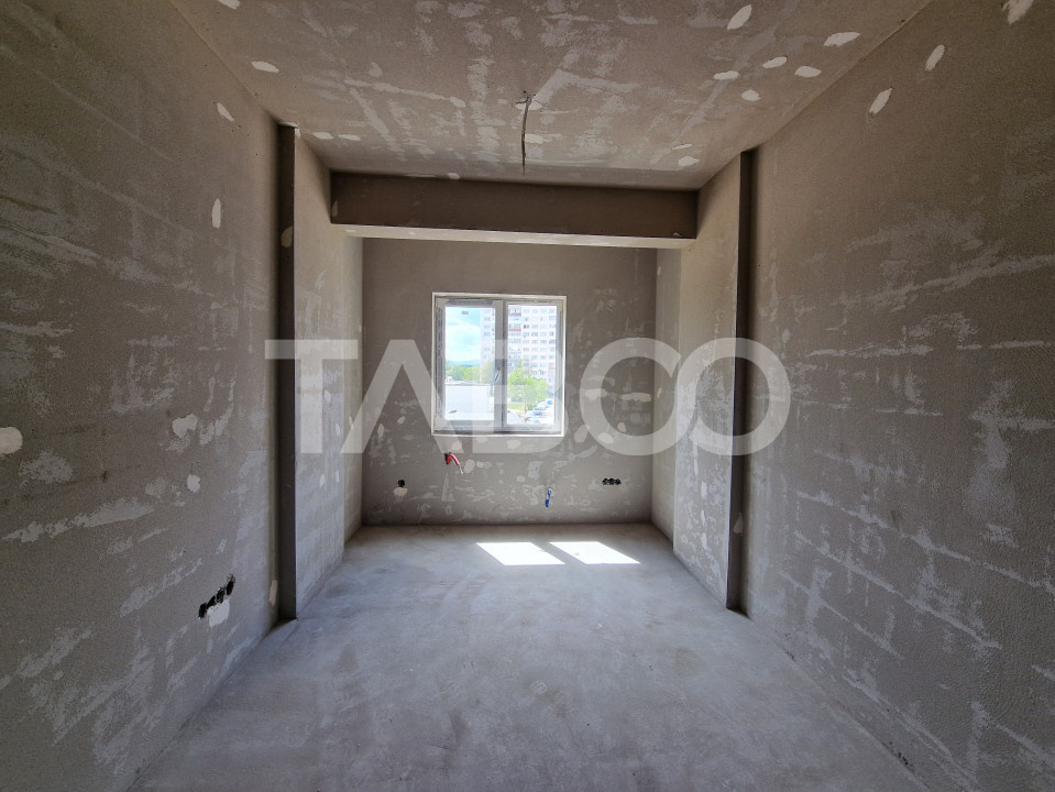 Apartament decomandat 82 mpu 3 camere 2 bai 2 balcoane Rahovei Sibiu