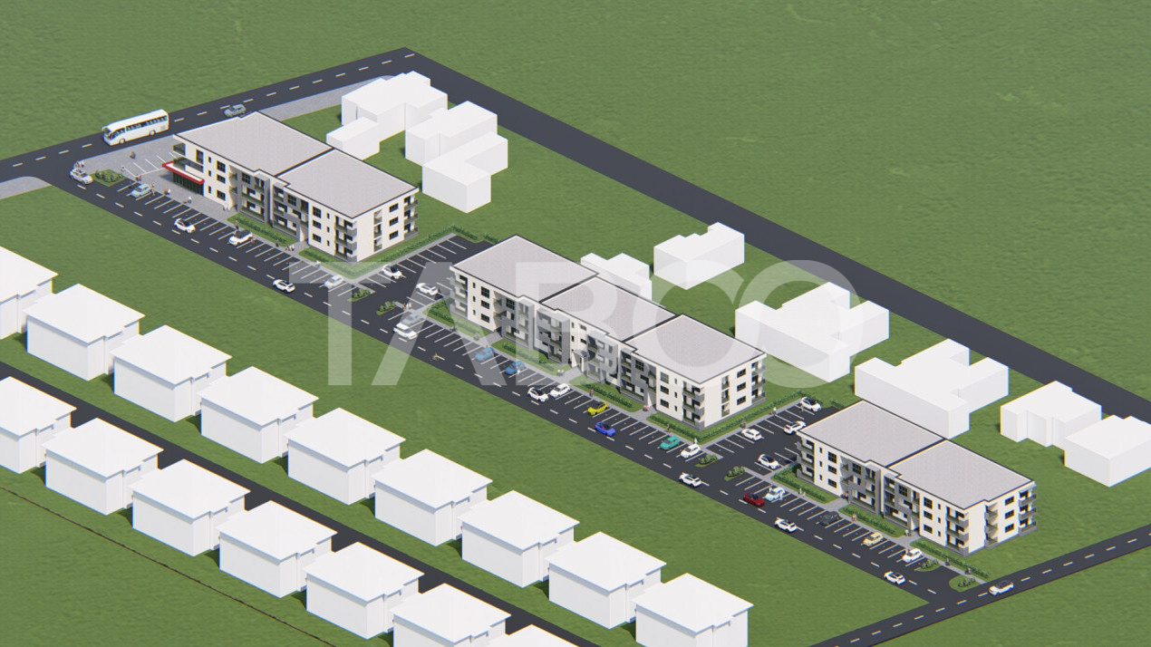 Apartament decomandat de vanzare 2 camere 52mpu 2 logii loc parcare