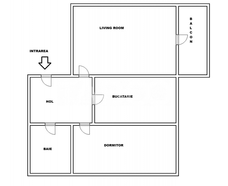 Apartament decomandat de vanzare 2 camere balcon Arhitectilor