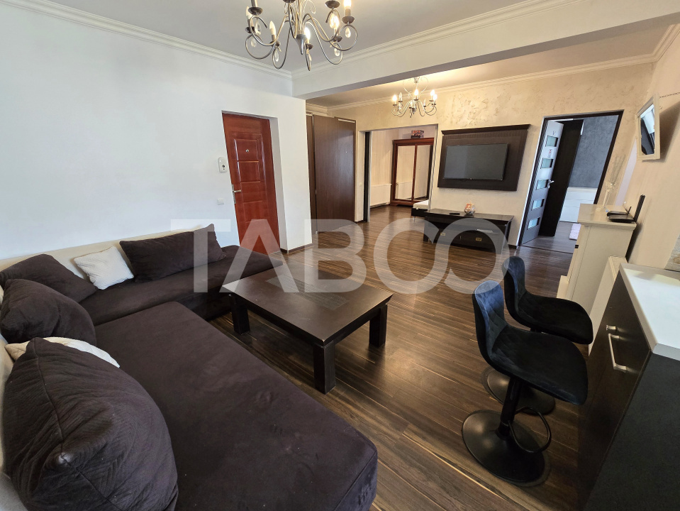 Apartament decomandat de vanzare cu 3 camere mobilat in Turnisor Sibiu