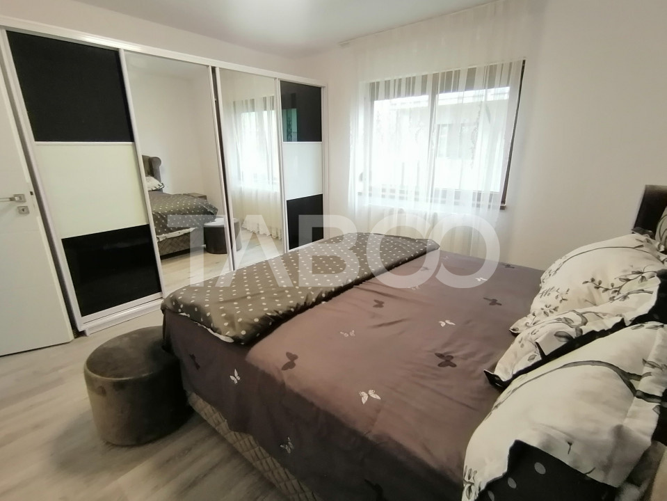 Apartament decomandat de vanzare mobilat utilat balcon Selimbar Sibiu