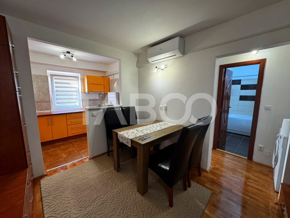 Apartament decomandat renovat complet 2 camere 51 mpu 2 balcoane Sibiu