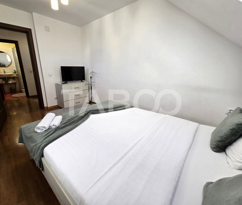 Apartament functional in regim hotelier 4 camere terasa parcare Sibiu