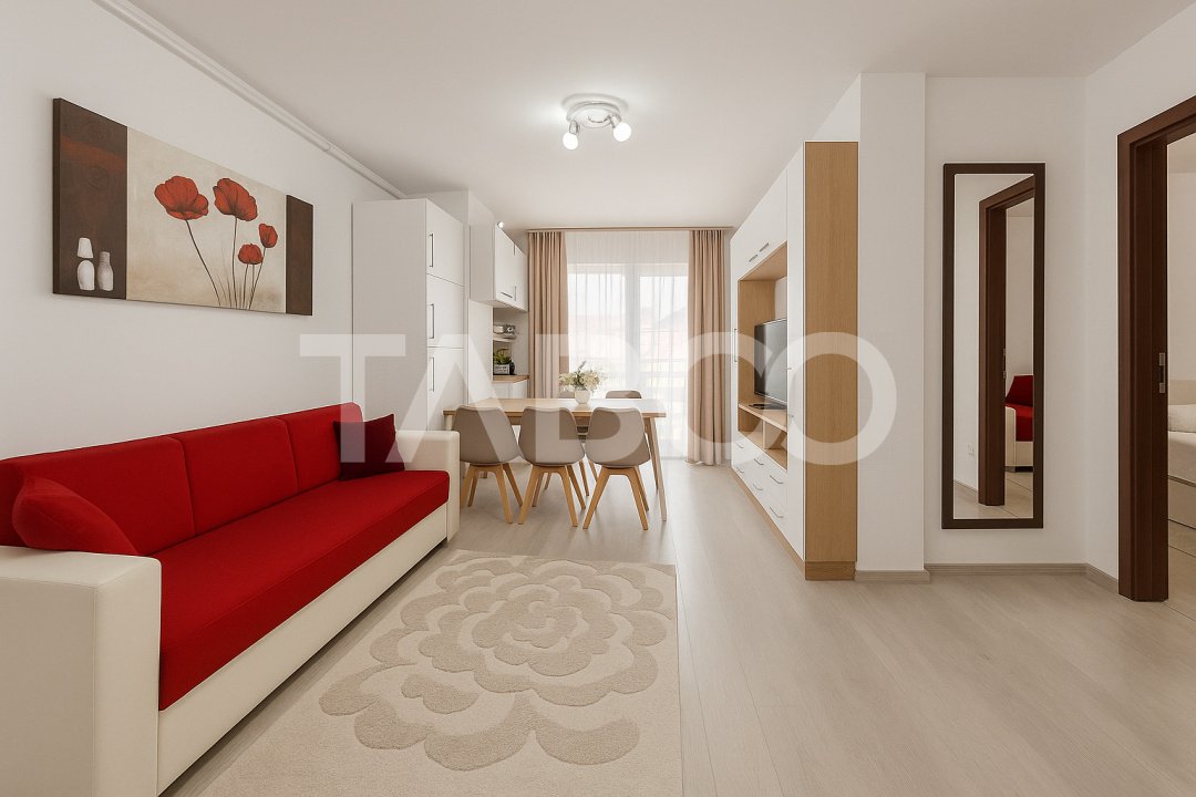Apartament la etaj intermediar 2 camere balcon si parcare Magnolia