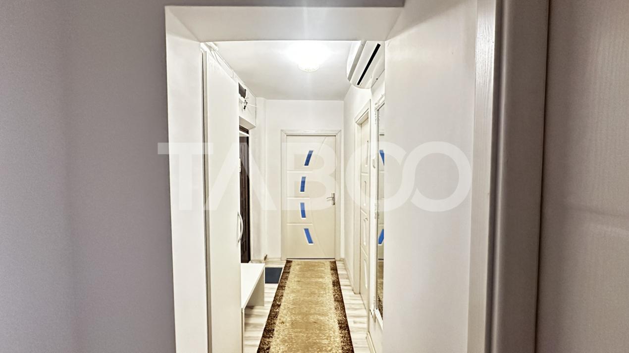 Apartament mobilat utilat 2 camere debara si balcon Mihai Viteazul