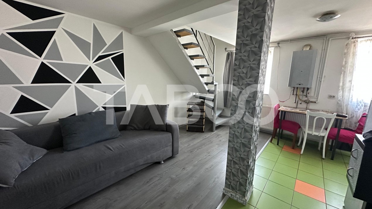 Apartament mobilat utilat 51 mpu zona Vasile Aaron Sibiu  