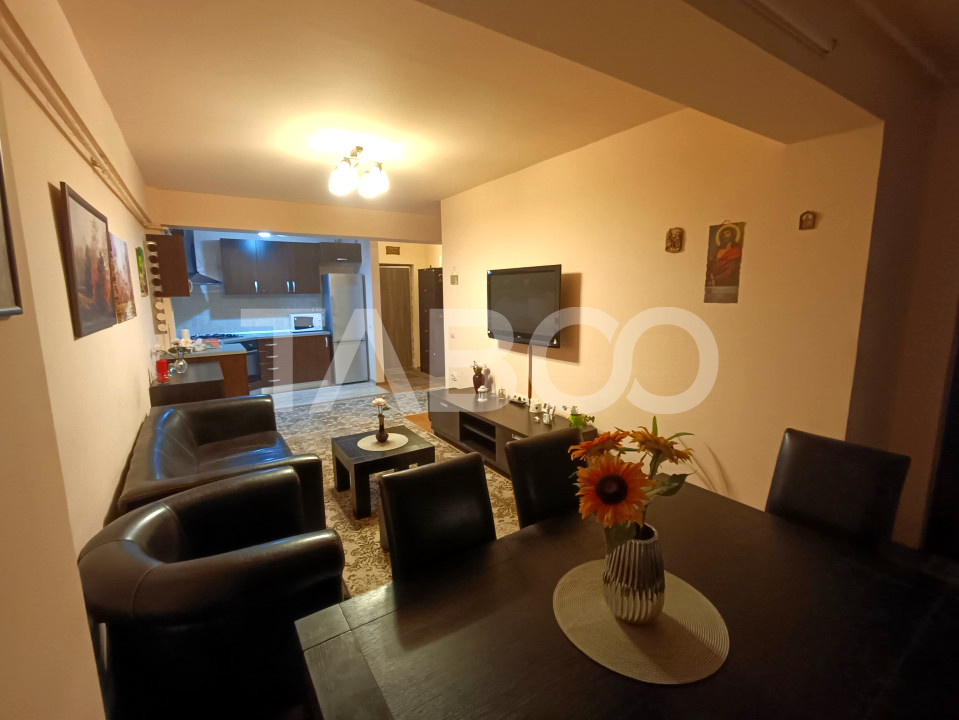 Apartament modern cu 2 camere de inchiriat Sibiu zona Doamna Stanca