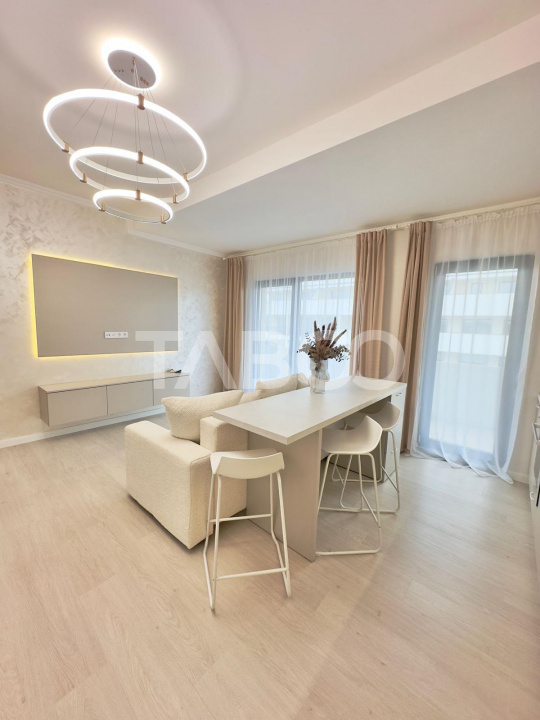 Apartament nou de vanzare ultrafinisat cu 2 camere Floresti 