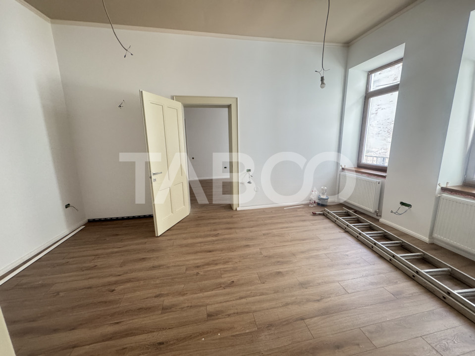 Apartament  renovat cu 3 camere 65 mpu etaj 1 Centrul Istoric-Balcescu in Sibiu - Nicolae Balcescu