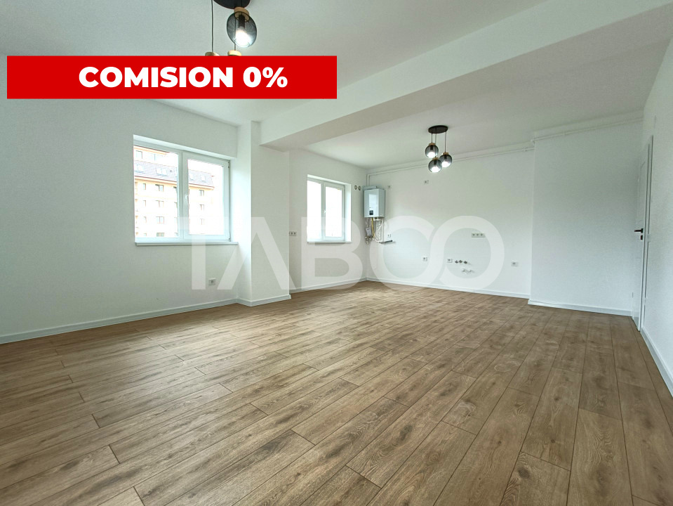 Apartament spatios 3 camere 2 bai - incalzire pardosea - parcare in Sibiu - Calea Surii Mici