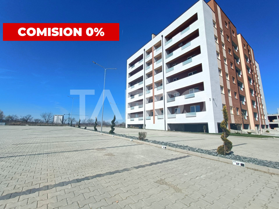 Apartament spatios 3 camere 2 bai - incalzire pardosea - parcare