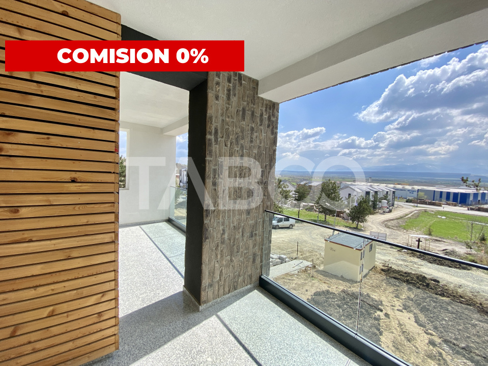 Apartament spatios cu 3 camere 2 bai si terasa de 15 mp - COMISION 0% in Sibiu - Alba Iulia
