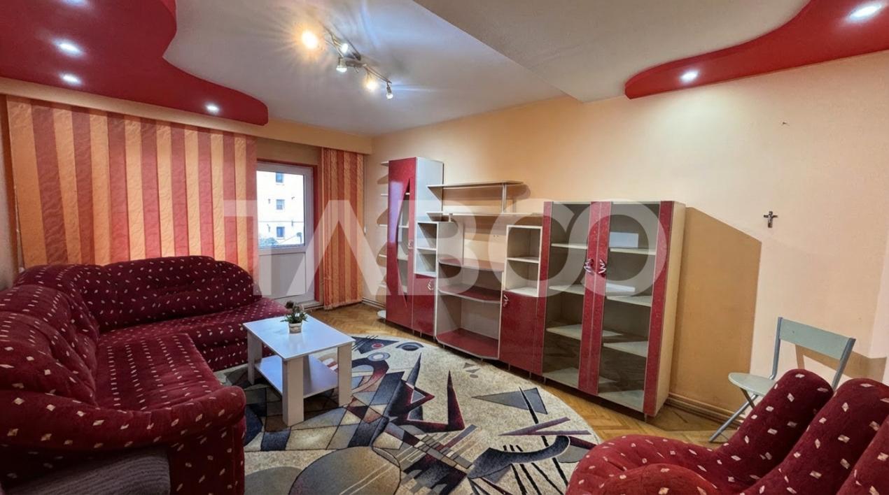 Apartament spatios cu 4 camere mobilat utilat 80mpu Turnisor Sibiu