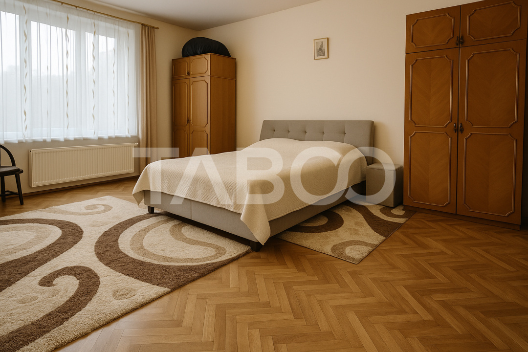 Apartament spatios de vanzare cu 3 camere la etajul 1 in Orasul de Jos in Sibiu - Targu Vinului