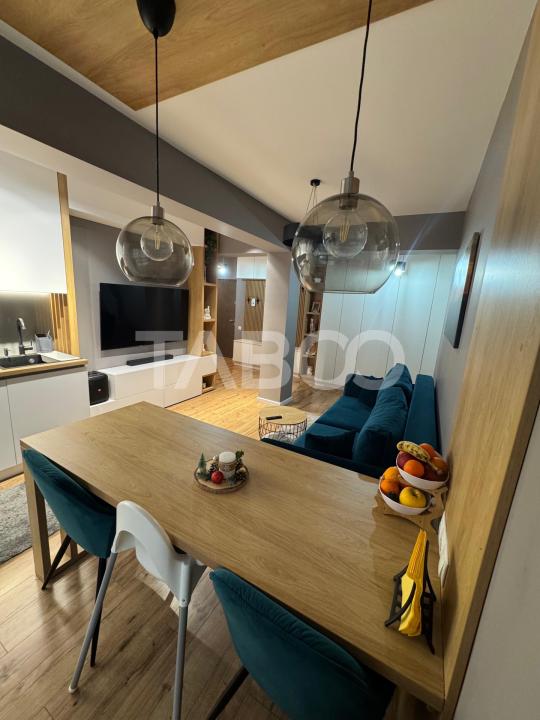 Apartament ultra modern 3 camere cu balcon mobilat utilat Turnisor